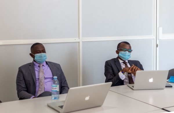 AIIJ executive director Solomon Serwanjja and his deputy Raymond Mujuni. Image: Supplied