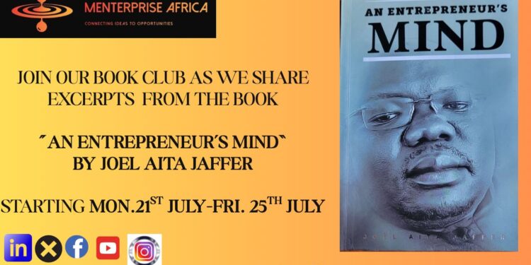 Menterprise Africa to publish excerpts of Joel Aita’s book on entrepreneurship